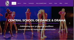 Desktop Screenshot of centralschoolofdance.co.uk