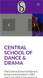 Mobile Screenshot of centralschoolofdance.co.uk